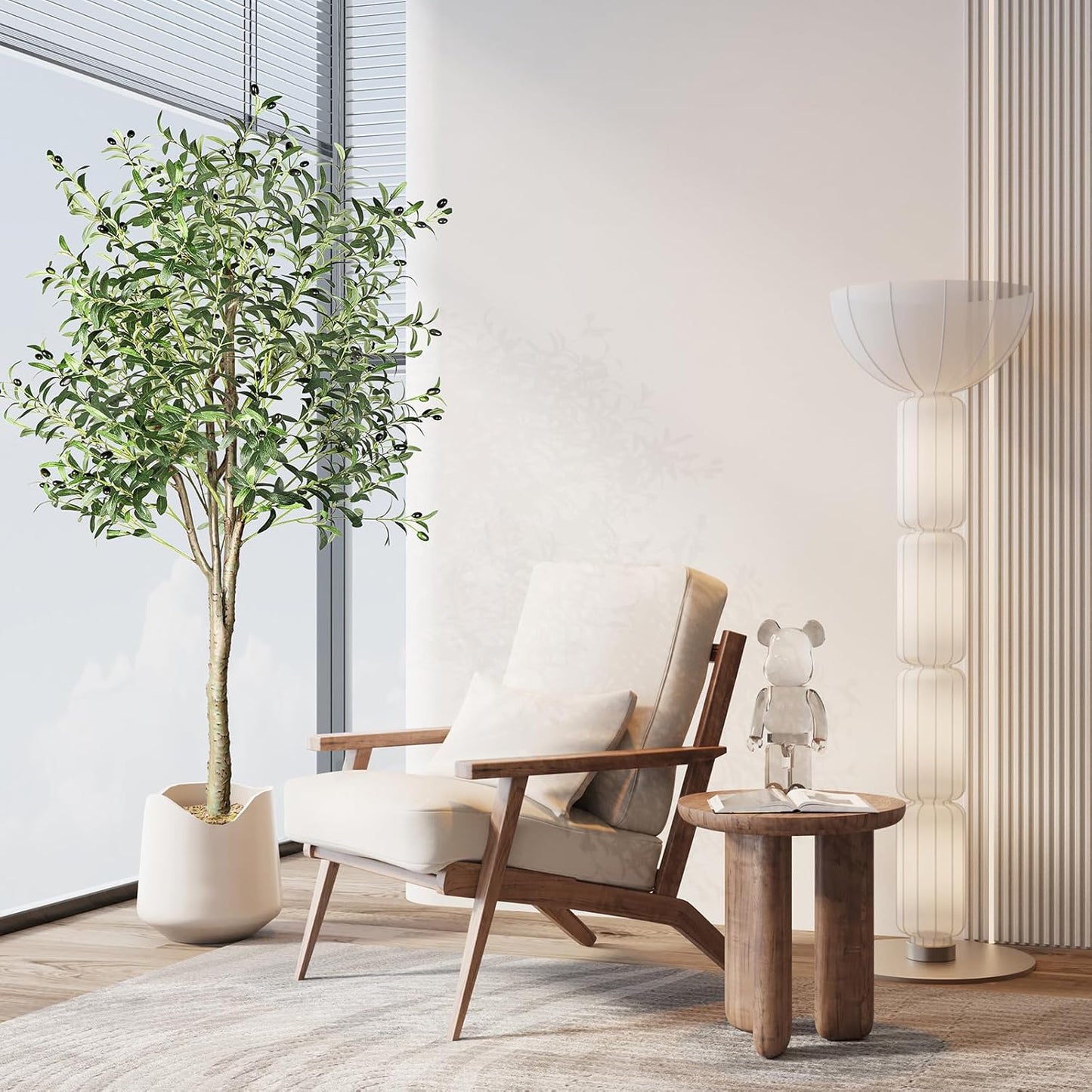 YOLEO Artificial Bamboo Tree 5FT Tall Faux Silk Plant