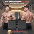 YOLEO Olympic Weight Bench,Adjustable Bench Press Rack for Fullbody Workout