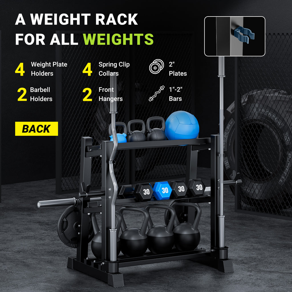 OLEO Adjustable 3-Tier Dumbbell Rack Stand Only