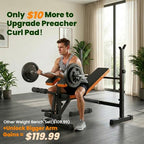 YOLEO Olympic Weight Bench Set, Heavy Duty Bench Press Rack for Home Gym