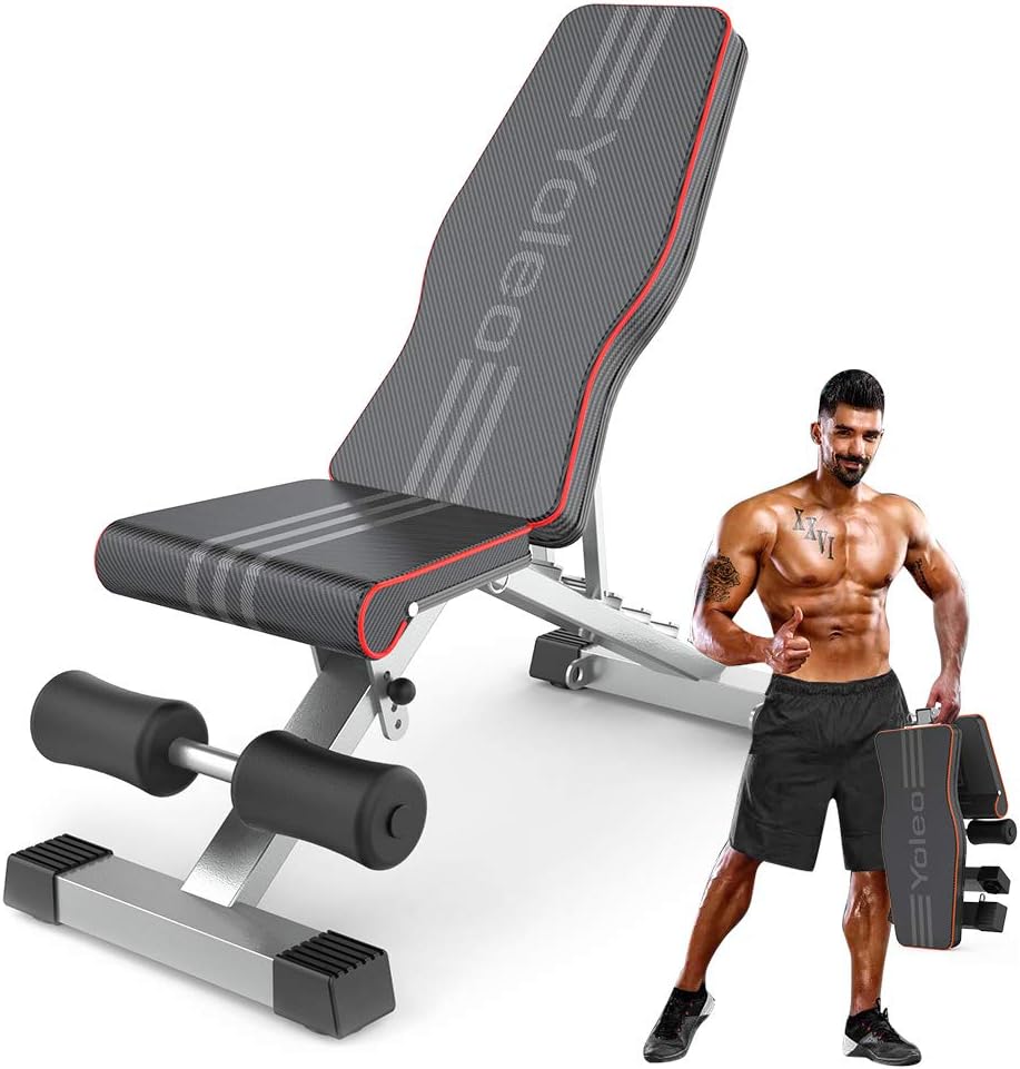 Yoleo 660LBS Adjustable/Foldable Strength Training Bench