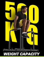YOLEO Adjustable Dip Bar- 1100lbs Dip Station Portable Functional Fitness Bar