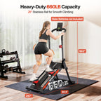 YOLEO Adjustable Resistance Stair Stepper, 3-Mode Folding Stairmaster,660LB
