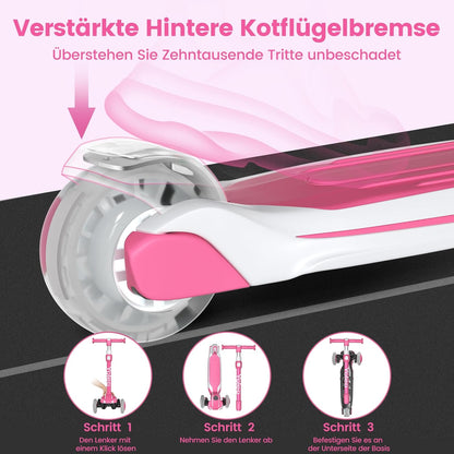 YOLEO Children's Scooter for 3-12 Years