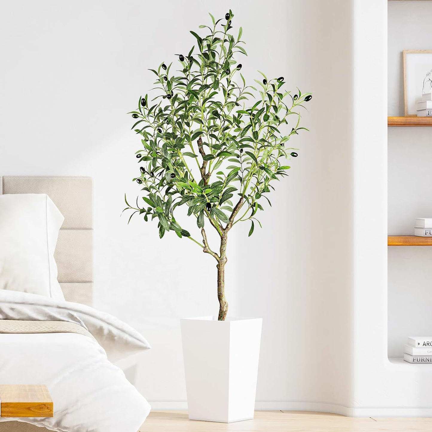 YOLEO Artificial Bamboo Tree 5FT Tall Faux Silk Plant