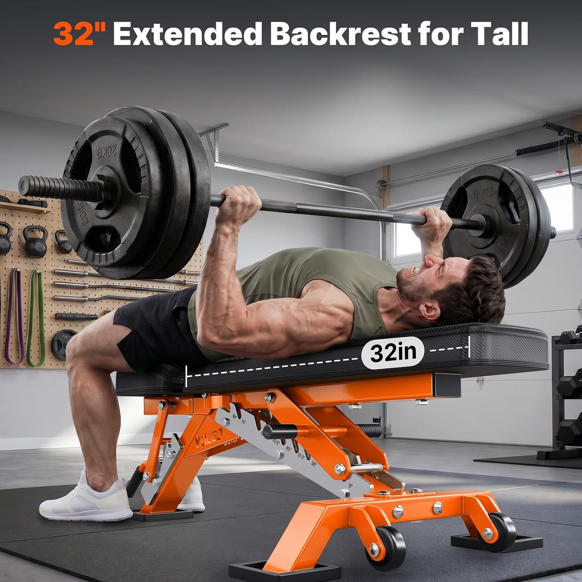 YOLEO Commercial Weight Bench, 2315LB ASTM Certified