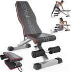 Yoleo Folding and Weight Bench for Full Body Workout
