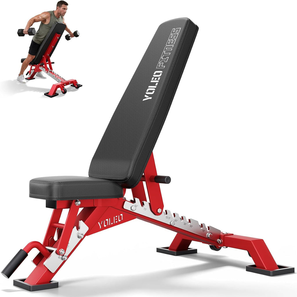 YOLEO Commercial Weight Bench, 2315LB ASTM Certified
