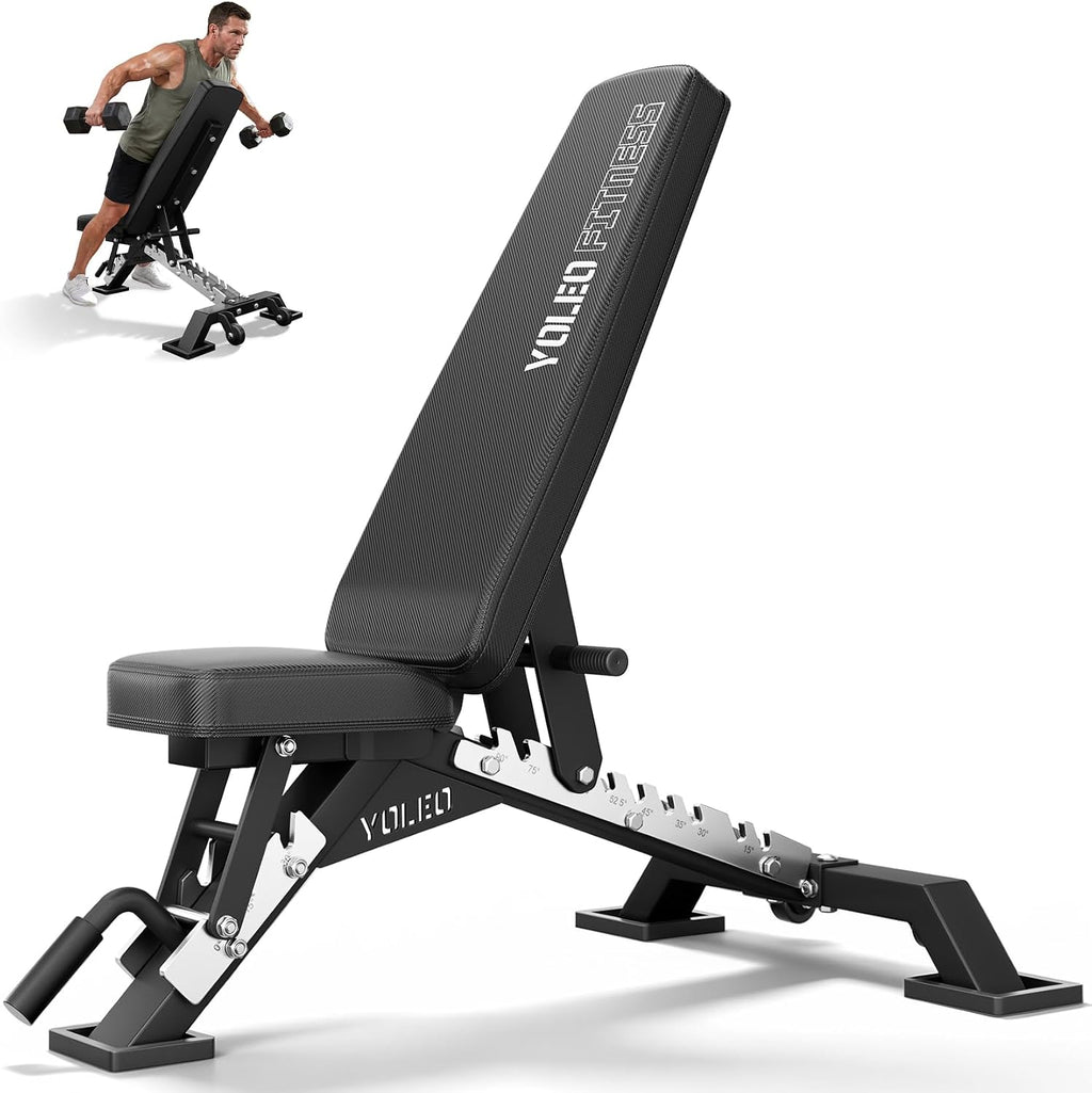 YOLEO Commercial Weight Bench, 2315LB ASTM Certified