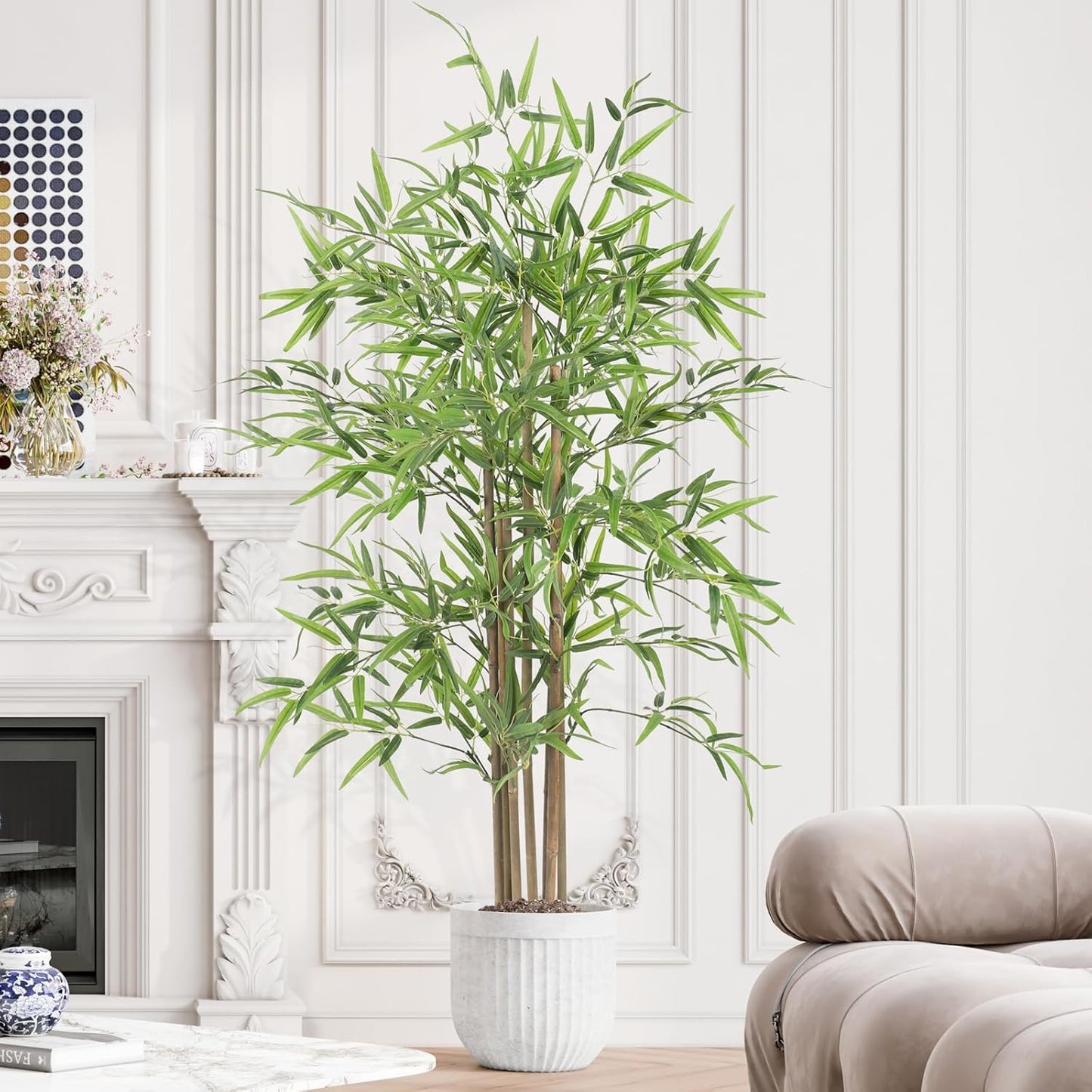 YOLEO Artificial Bamboo Tree 5FT Tall Faux Silk Plant