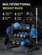 YOLEO Dumbbell Rack Stand Only, 1100LBS Heavy Duty Weight Rack for Home Gym, Adjustable 3-Tier Weight Storage Rack for Dumbbells, Barbells, Kettlebells & Weight Plates, Compact Workout Equipment Organizer