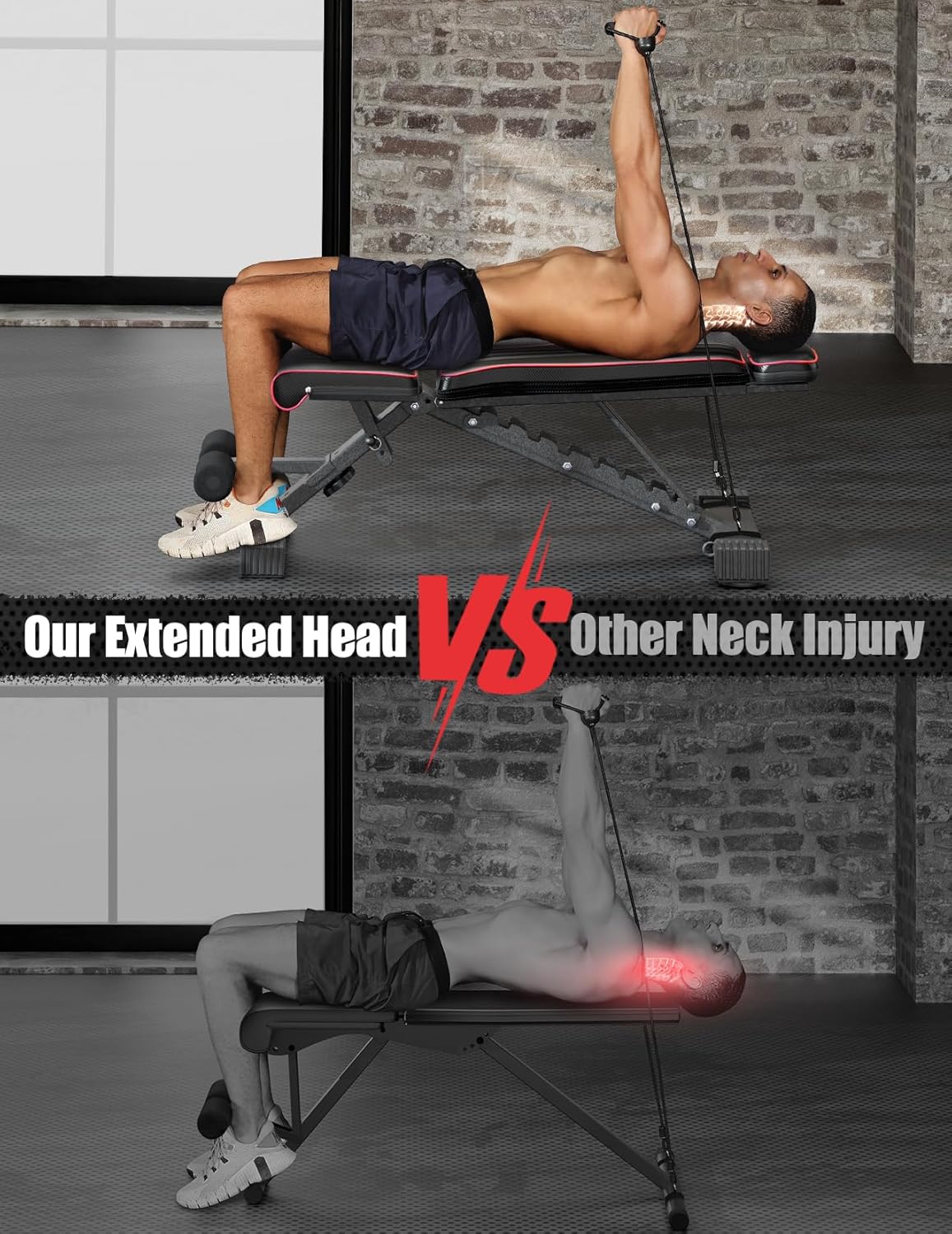 Yoleo Adjustable Weight Bench 660LB Foldable Workout Bench