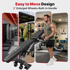 YOLEO Commercial Weight Bench, 2315LB ASTM Certified