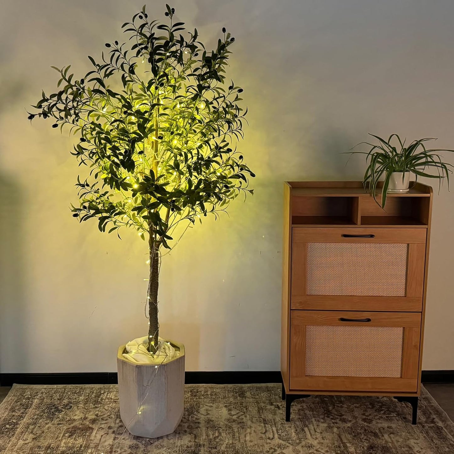 YOLEO Artificial Bamboo Tree 5FT Tall Faux Silk Plant