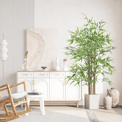 YOLEO Artificial Bamboo Tree 5FT Tall Faux Silk Plant