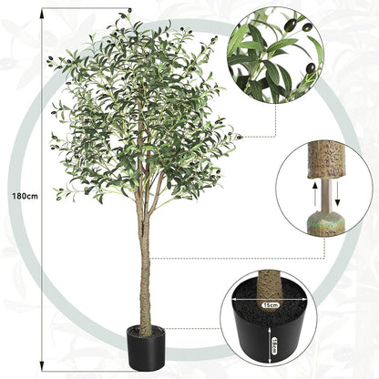 YOLEO Artificial Bamboo Tree 5FT Tall Faux Silk Plant