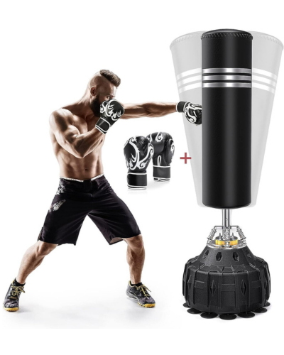 YOLEO Freestanding Punching Bag - 70″ Heavy Boxing Bag with Suction Cup Base for Adult Youth