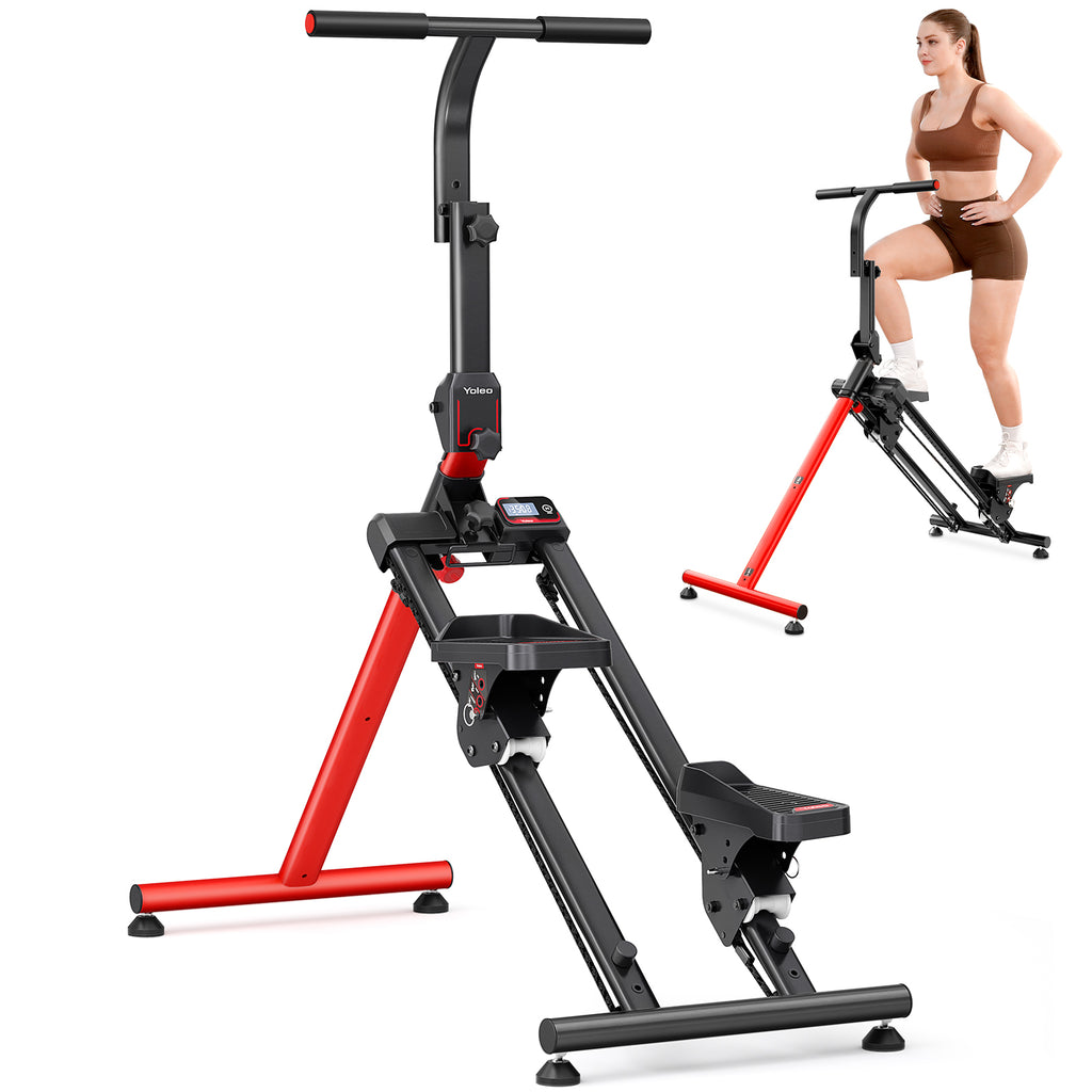 YOLEO Stair Stepper for Exercise at Home, 3-Mode Folding Stairmaster, 660LB