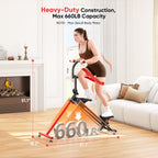 YOLEO Stair Stepper for Exercise at Home, 3-Mode Folding Stairmaster, 660LB