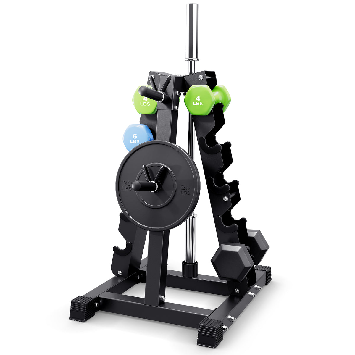 YOLEO Adjustable 3-Tier Dumbbell Rack Stand Only
