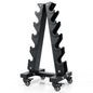 YOLEO Dumbbell Rack, Adjustable & Compact Weight Rack for Dumbbell, Kettlebell, Barbell, Heavy Duty Weight Storage Organizer, Space-Saving Dumbbell Storage Stand Holder for Home Gym - 1100LBS Capacity (Rack Only)
