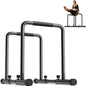 YOLEO Adjustable Dip Bar- 1100LBS Dip Station Portable Functional Fitness