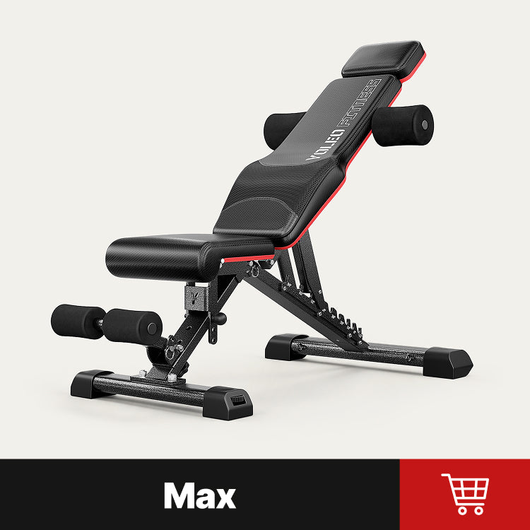YOLEO Adjustable Weight Bench with Bench Press Stand, Foldable Workout Bench with Extended Head/Elbow Pad(for Users up to 7')